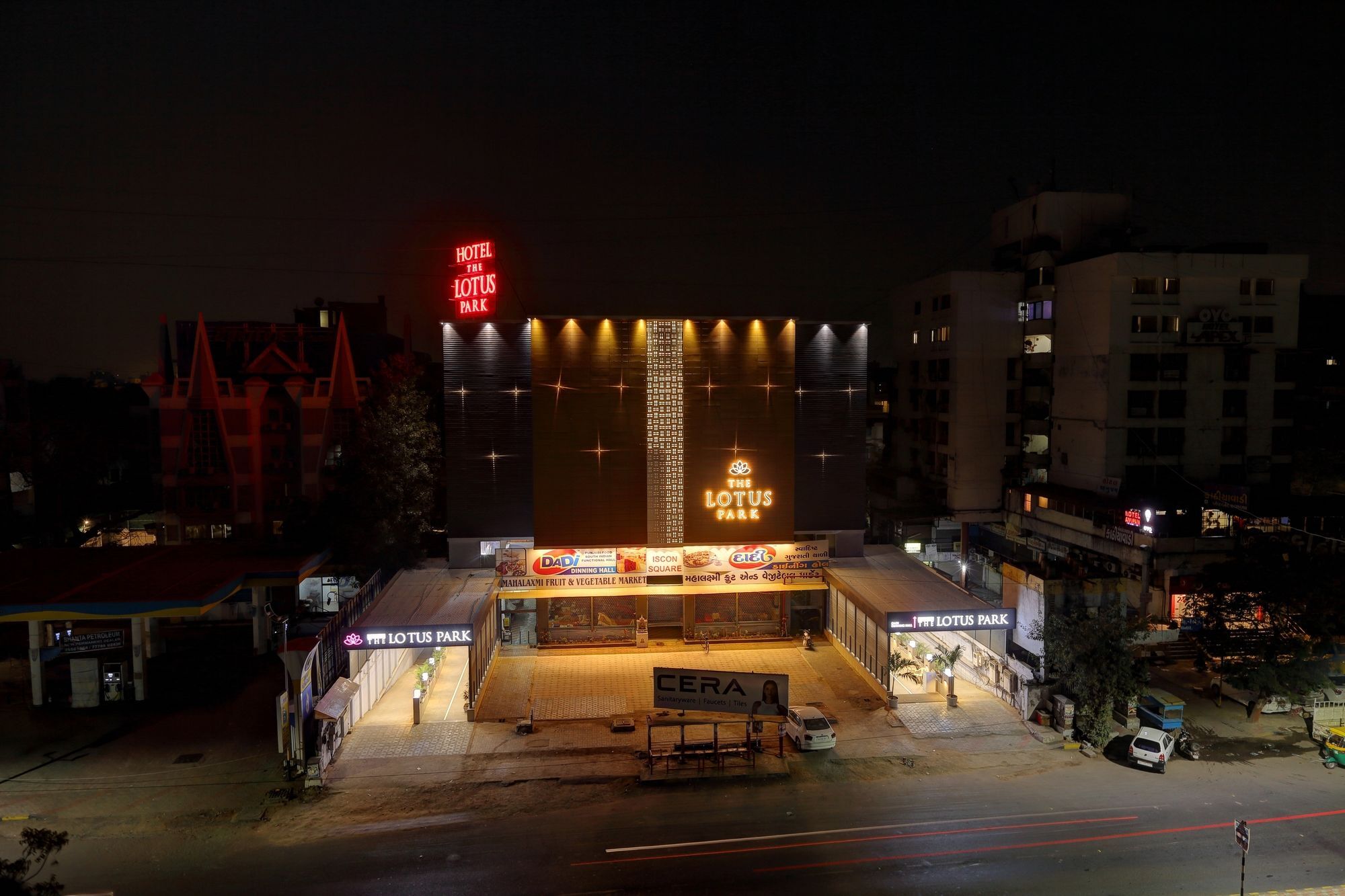 Hotel The Lotus Park Ahmedabad Exterior foto